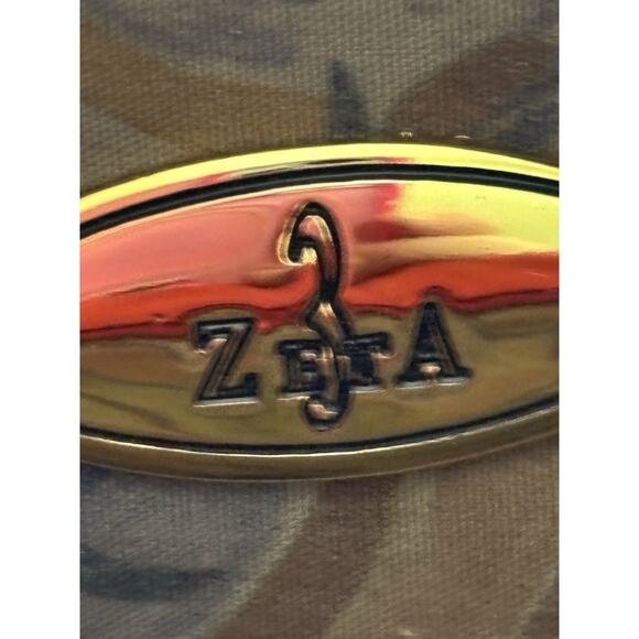 Tres Zeta Abstract Art Red Suede Leather Crossbody Handbag Purse Italy Vintage - Picture 3 of 11